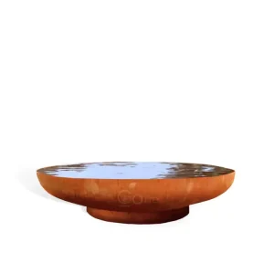 Merkproduct GoFire Oda Waterschaal cortenstaal 60 cm - vogel drinkschaal - groot vogelbad
