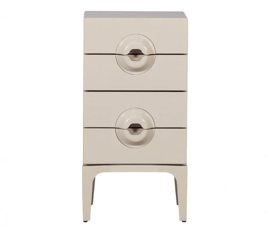 Bestseller WOOOD Merge ladekast 4 lades hout greige