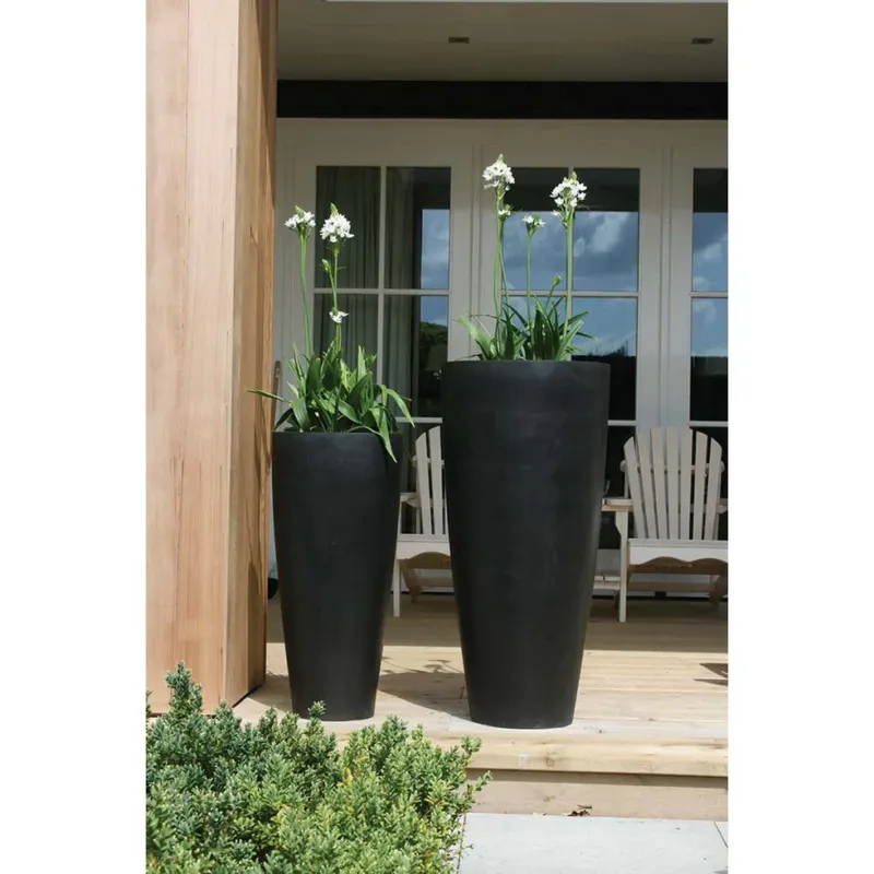 Uitverkoop Bloempot Kentucky black L voor binnen & buiten