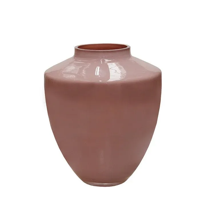 Voordeelprijs Tugela Pink vaas – Mondgeblazen roze vaas Ø24,5–28 cm