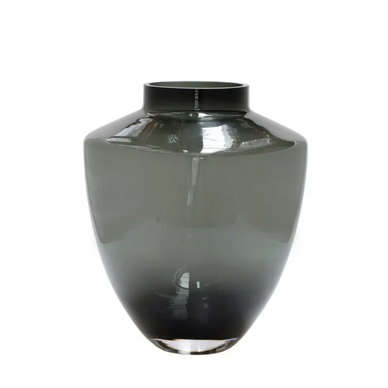 Tugela Grey vaas – Mondgeblazen handgemaakte vaas Ø24,5–28 cm Merkproduct