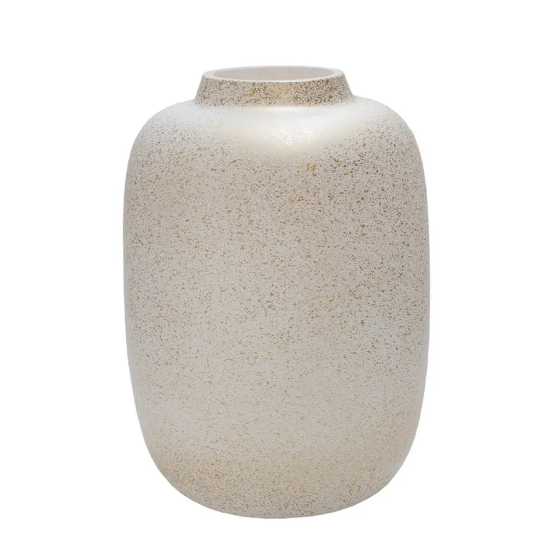 Must-Have Artic Sparkle Gold vaas – Mondgeblazen gouden vaas met glinstereffect