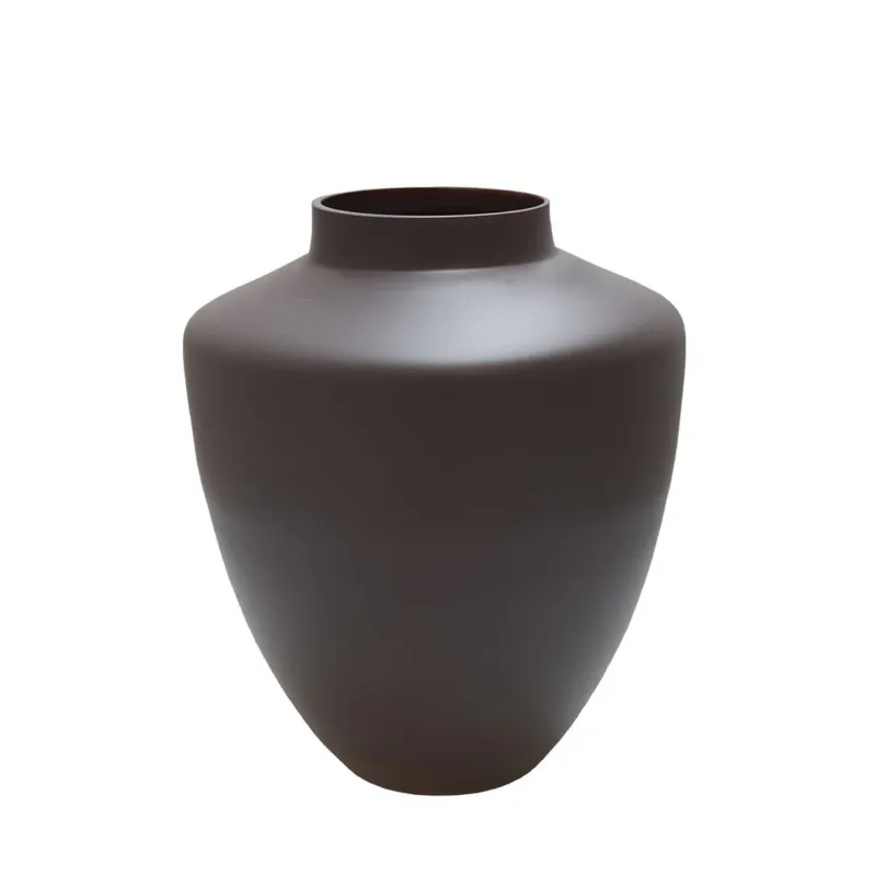 Tugela Matte Earth vaas – Bruine designvaas Ø24–28xH29–36 cm Laatste Versie