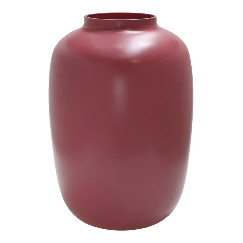 Artic Matte Mauve vaas – Mondgeblazen paarsrode designvaas Ø25xH35 Uitverkoop
