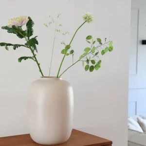 Superprijs Artic Matte Ivory – Luxe Glasvaas in Ivory