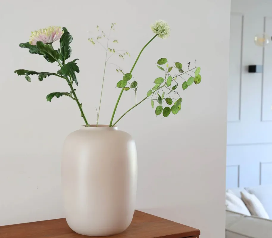 Superprijs Artic Matte Ivory – Luxe Glasvaas in Ivory