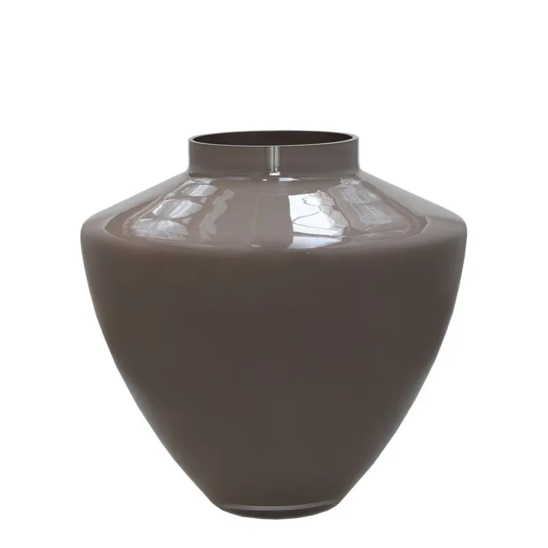 Vaas Kagera Earth – Handgemaakte Mondgeblazen Vaas in Aardetinten – Uniek Design voor Jouw Interieur Gratis Retour