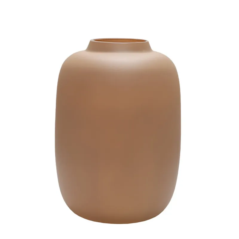 Artic Matte Sand – Elegante Handgeblazen Vaas Gratis Retour