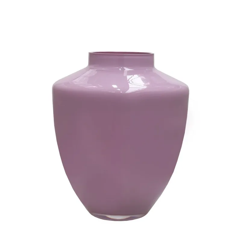 Tugela Light Pink Vaas – Mondgeblazen Glasvaas in Roze – Tijdloze Elegantie voor Je Interieur Must-Have