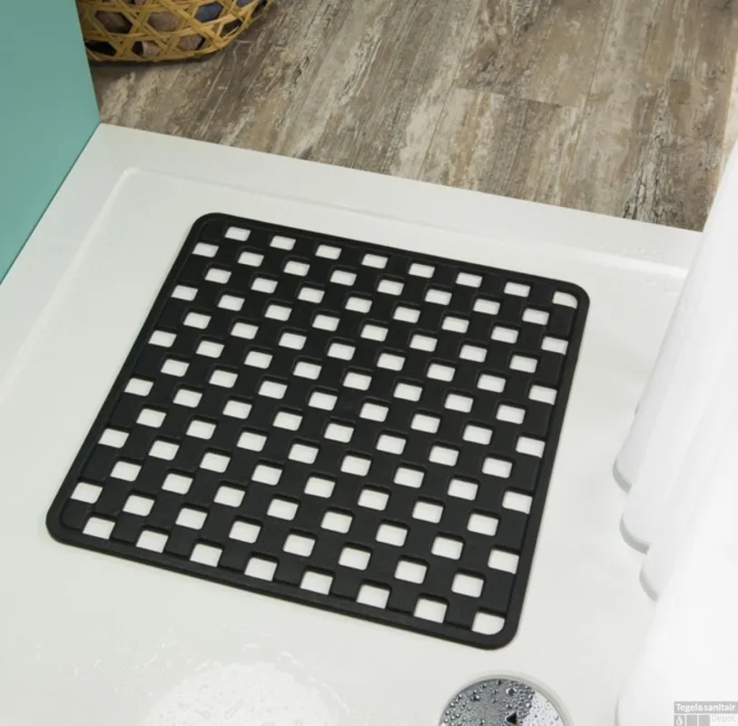 Aanbieding Veiligheidsmat Sealskin Doby Rubber 50x50 cm Zwart