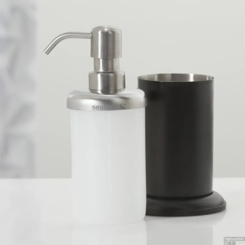 Zeeppompje Acero 7,7 x 18,5 cm RVS Zwart Gereduceerde Prijs