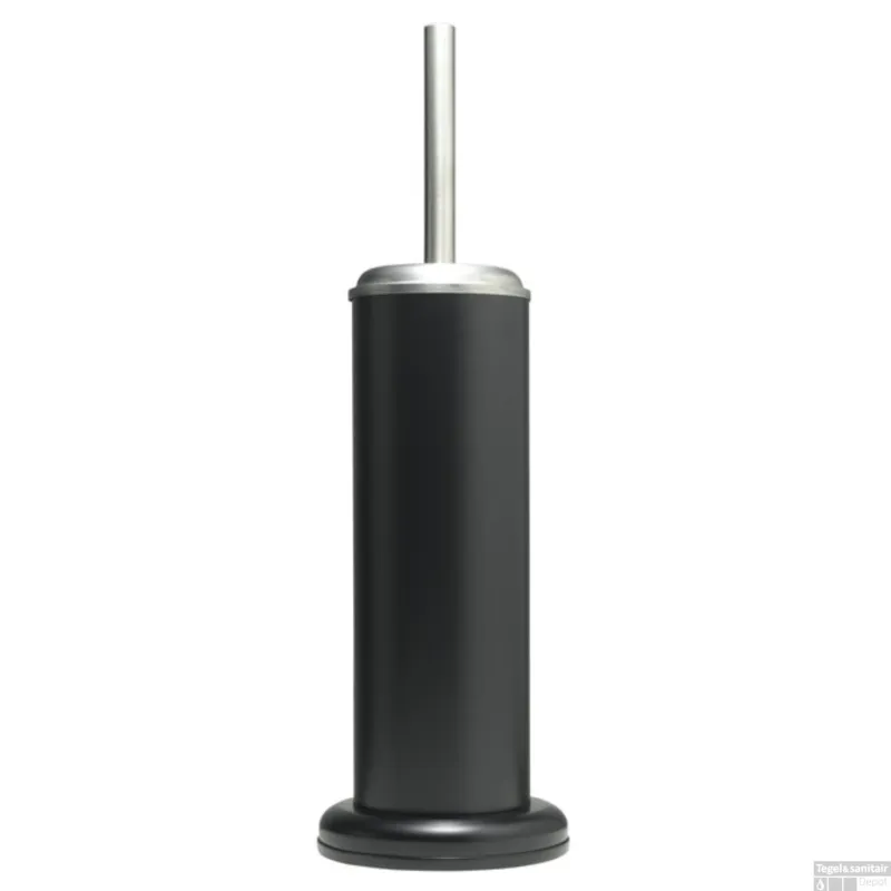 Toiletborstelhouder Acero 12 x 40,5 cm Roestvast Staal Zwart Beperkt Aanbod
