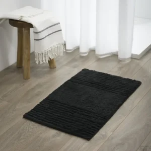 Badmat Sealskin Essence Katoen 80 x 50 cm Antraciet Nu Kopen