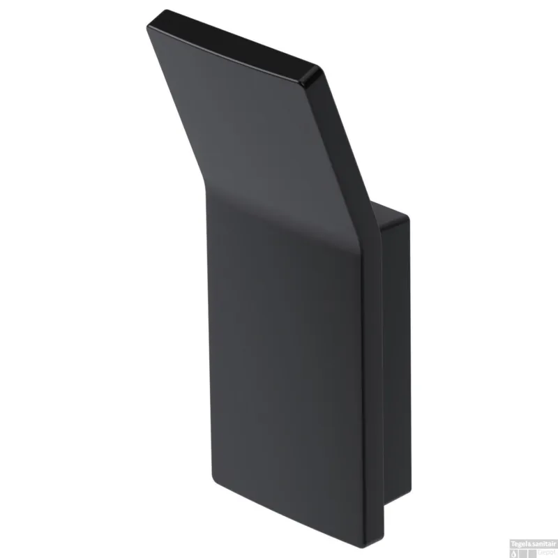 Handdoekhaak Haceka Aline Black 3,6x8,7 cm Aluminium Mat Zwart Op = Op
