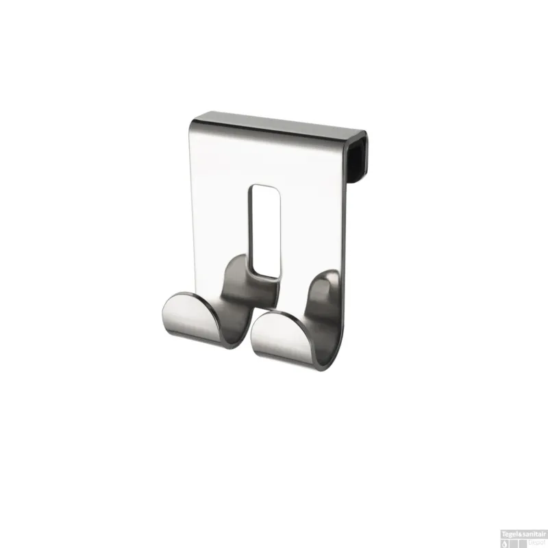 Handdoekhaak Dubbel Haceka Selection 50x65 mm RVS Glanzend Chroom Koopje