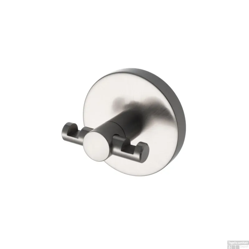 Betrouwbaar Handdoekhaak Dubbel Haceka Aqualux PRO2500 RVS Look