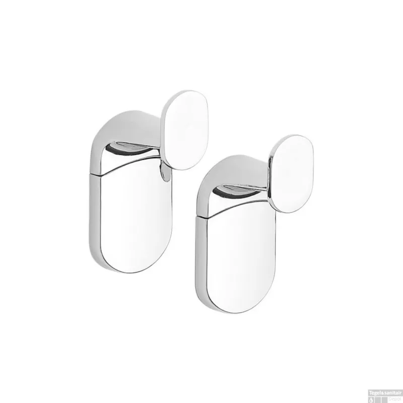 Handdoekhaak 2PCS Sapho Zero 6.3x3 cm Chroom Gecertificeerd