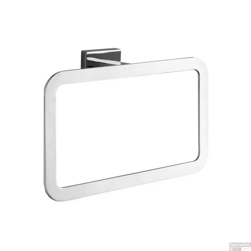 Alleen Vandaag Handdoekhouder Sapho Apollo Rechthoekig 22.6x14.7 cm Chroom