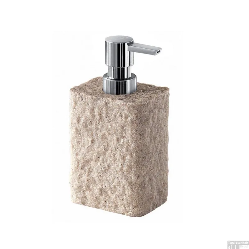 Zeepdispenser Sapho Aries Vrijstaand 350 ML Polyresin Beige Korting