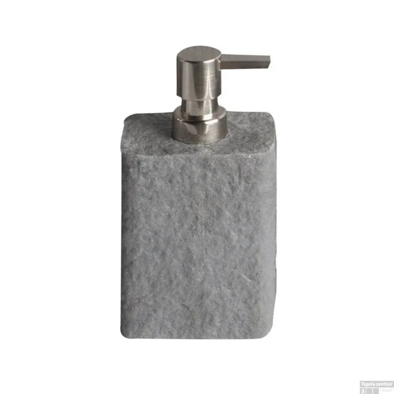 Lage Kosten Zeepdispenser Sapho Aries Vrijstaand 350 ML Polyresin Grijs