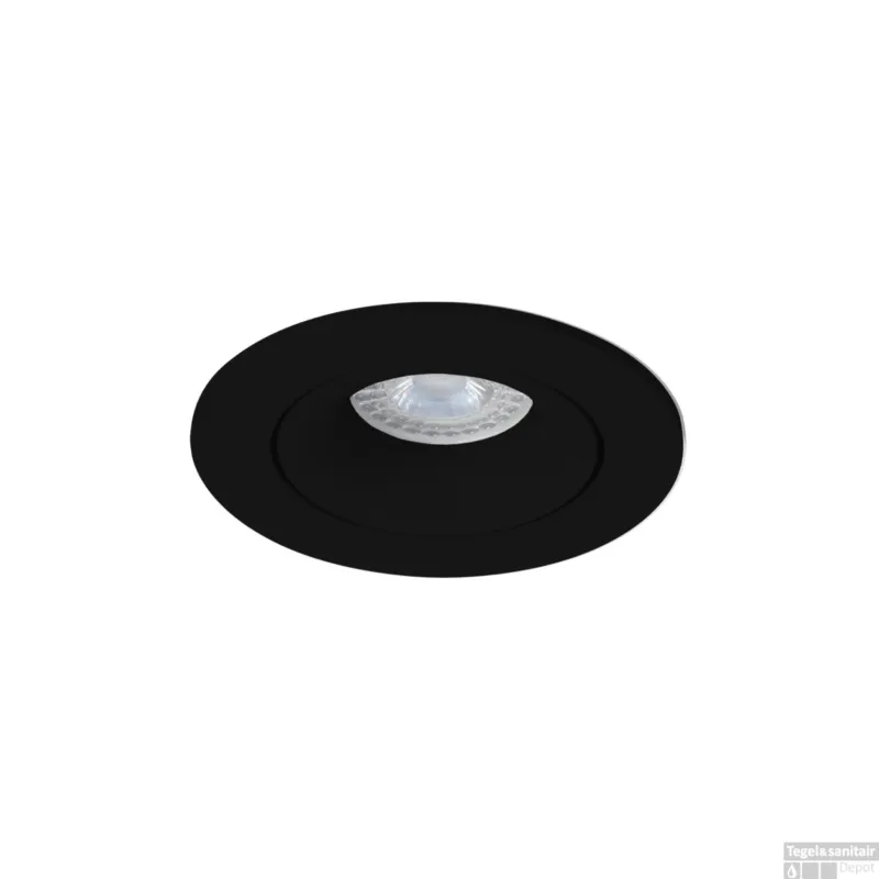 Inbouwspot BWS Syrma GUI10 10.6x15 cm Zwart OP=OP Gecertificeerd