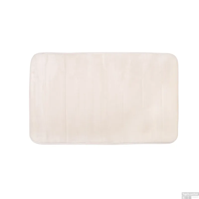 Actieprijs Badmat Differnz Relax 50x80 cm Microfiber Off White
