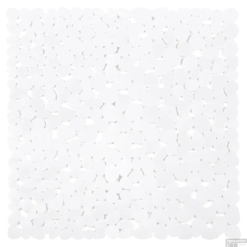 Veiligheidsmat Differnz Lapis PVC 54x54 cm Wit Beperkt Aanbod