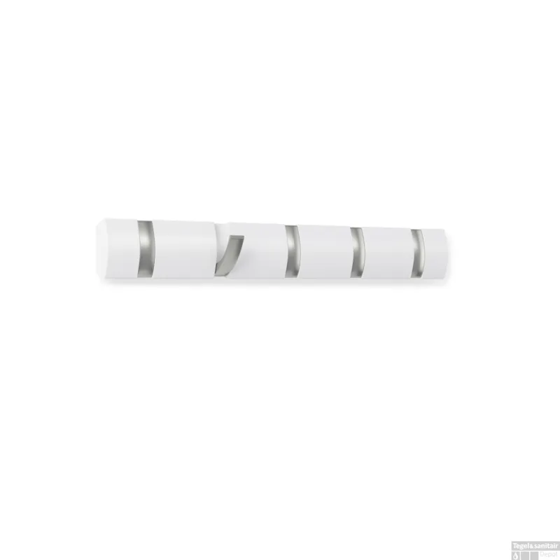 Merkproduct Wandhaak Umbra Flip 5 Haken 51 x 6 x 3 cm Wit