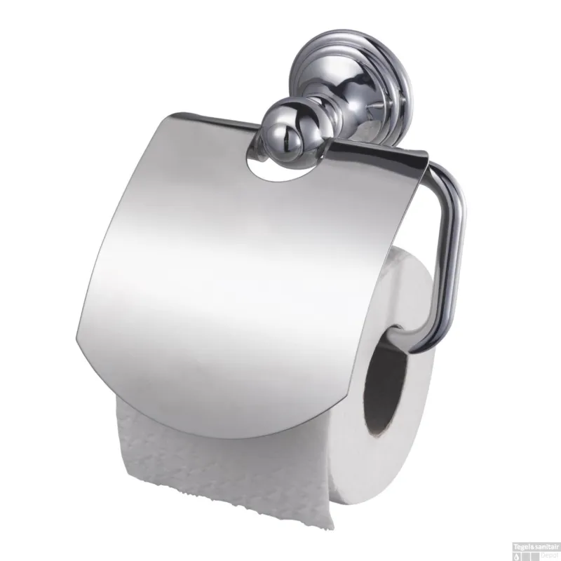 Speciale Aanbieding Toiletrolhouder Haceka Allure met Klep Chroom