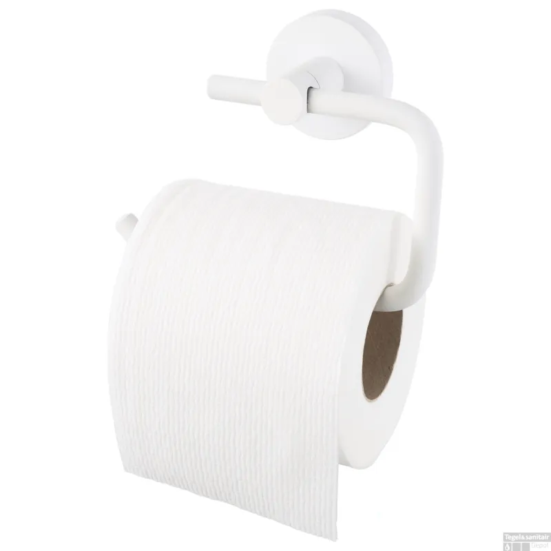 Voordeelprijs Toiletrolhouder Haceka Kosmos Zonder Klep Mat Wit