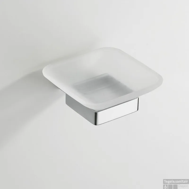 Alleen Vandaag Eris zeephouder met glas chroom