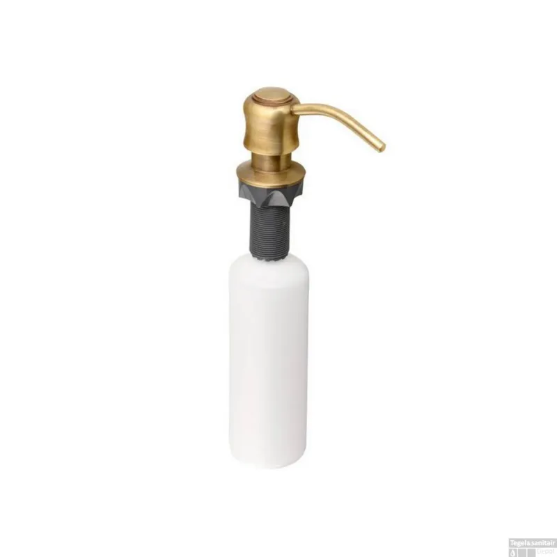 Actieprijs Inbouwzeepdispenser Sapho Traditioneel Kunststof Fles 350 ML Brons