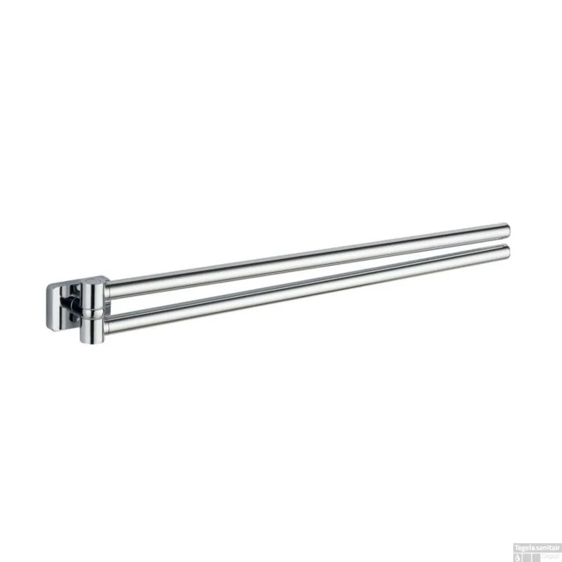 Dubbele Handdoekhouder Sapho Apollo Draaibaar 47.4 cm Chroom Koop Vandaag