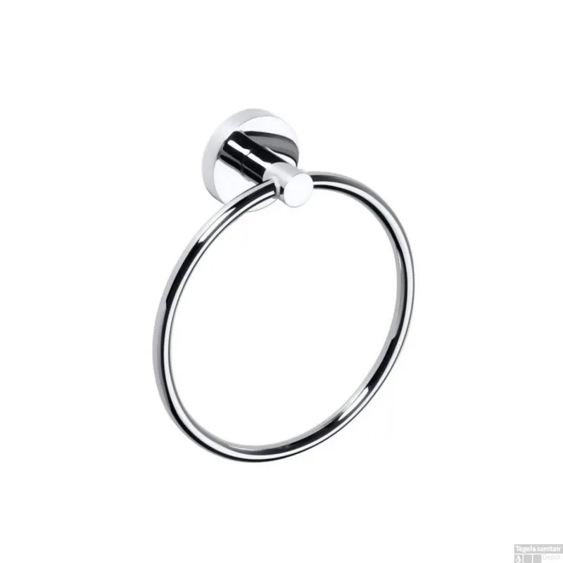 Handdoekhouder Sapho X-Round Rond 16x19 cm Chroom Gereduceerde Prijs