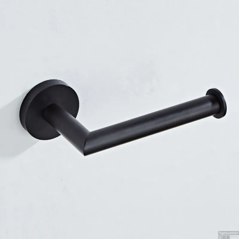 Favoriet Toiletrolhouder BWS Nero Messing Mat Zwart