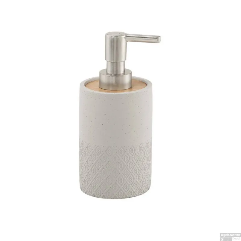 Zeepdispenser Sapho Afrodite Vrijstaand 150 ML Beton Beige Koop Vandaag