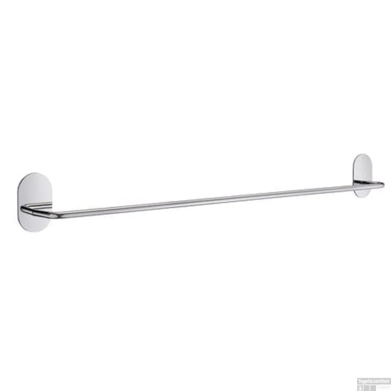 Weekendaanbieding Handdoekhouder Smedbo Xtra Rond Zelfklevend 62.5x5.5 cm Chroom