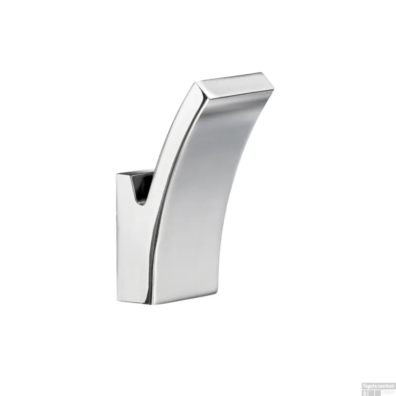Express Levering Smedbo Handdoekhaak 2 Stuks 3x4.1x7.6 cm Zink Gepolijst Chroom