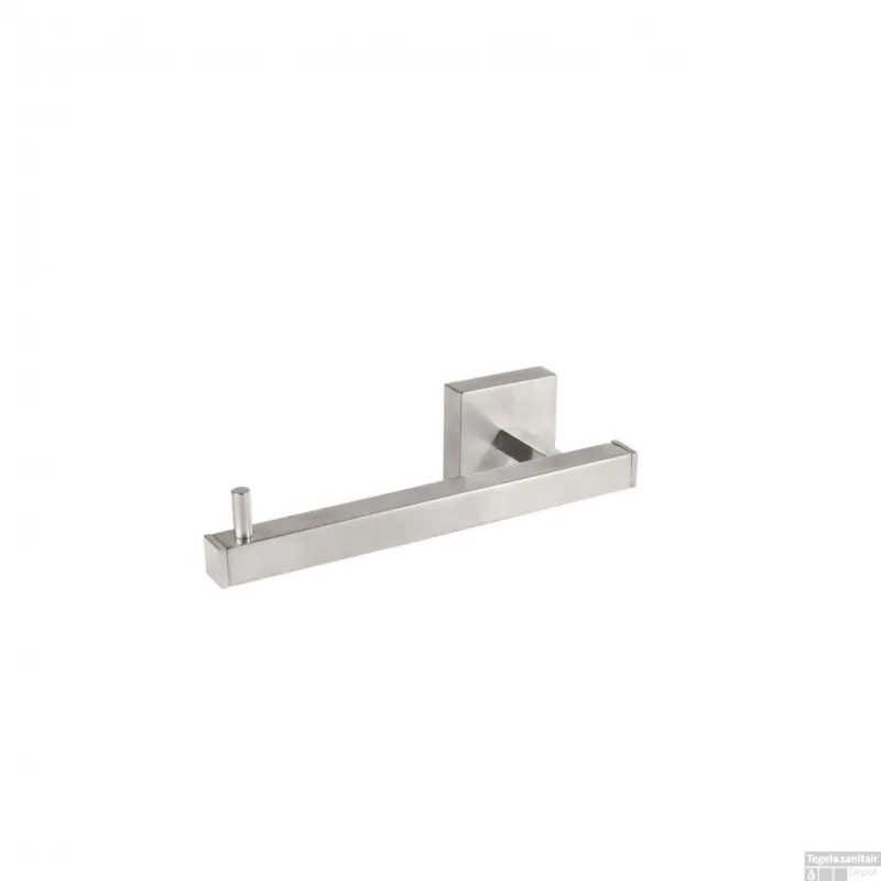 Toiletrolhouder Tres Cuadro Zonder Deksel RVS Dagaanbieding