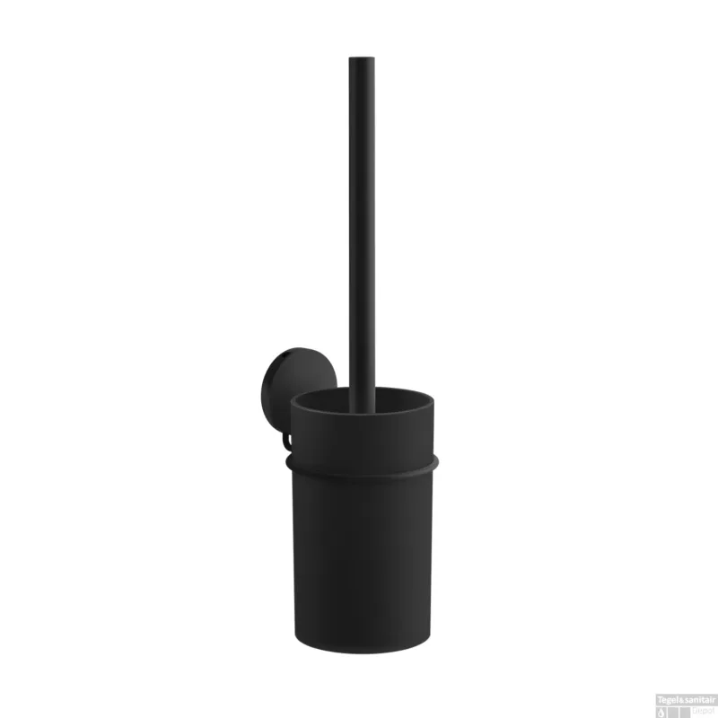Seizoensaanbieding Smedbo Toiletborstelset 11x8.2x35 cm RVS Mat Zwart