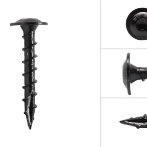 Tellerkopschroeven Zwart AR coating 6.0 mm - Doos 100 stuks - 40 mm Finale Uitverkoop