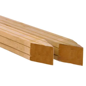 Snelle Levering Paal Bankirai Hardhout 7x7cm - Ongepunt