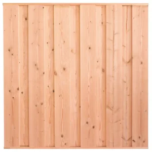 Tuinscherm Douglas 180 x 180 cm - 11 planks fijnbezaagd Korting