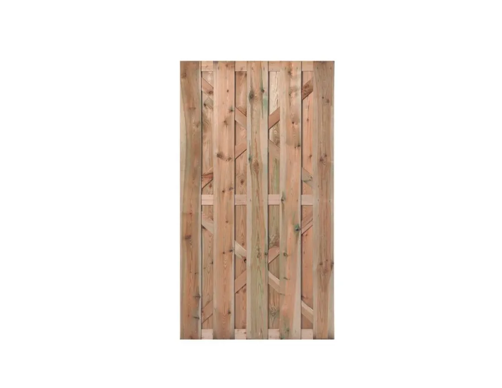 Schuttingdeur Grenen 100x180cm verticale planken Voordeelprijs
