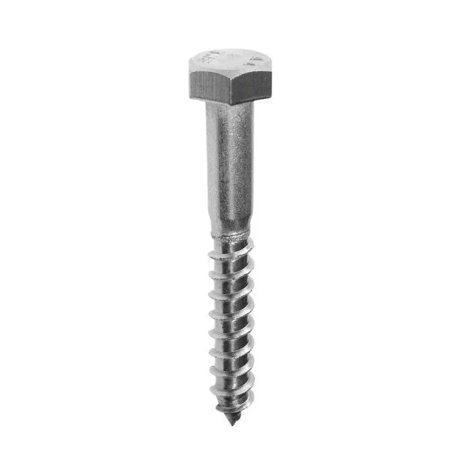 Beste Prijs Houtdraadbout met schroefdraad RVS in 9 maten - Afname per doos - 70 mm
