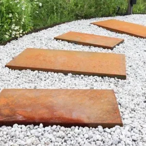 Staptegel Cortenstaal 30x60cm - Per stuk Gereduceerde Prijs