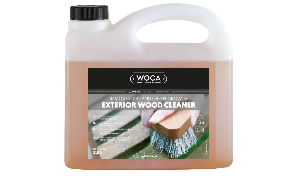 WOCA Exterieur Reiniger voor Bamboe Vlonderplanken 2.5 liter Direct Beschikbaar