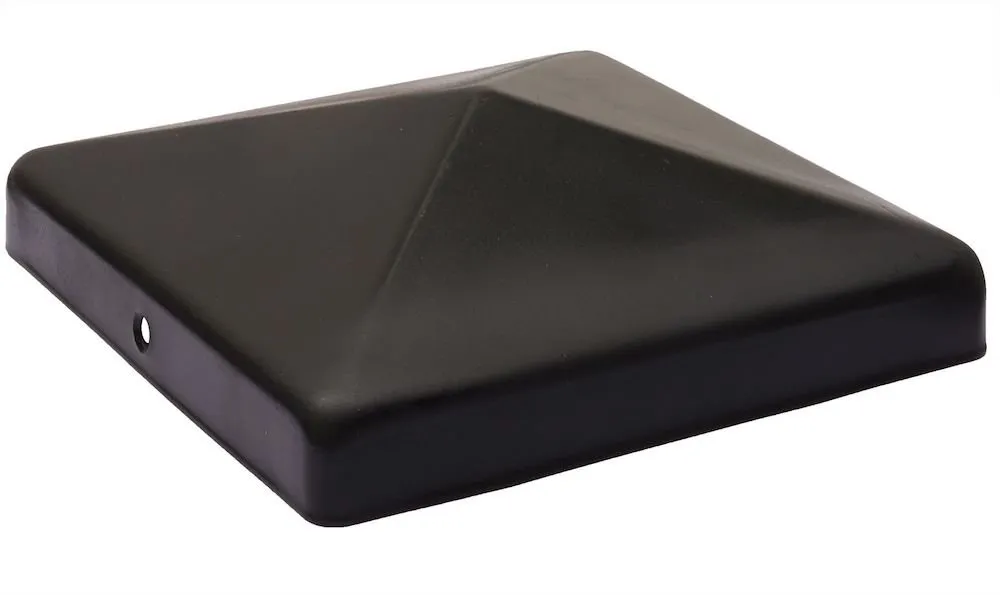 Alleen Vandaag Paalkap Zwart voor 12x12cm Palen - Per Stuk
