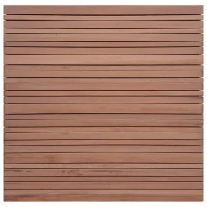 Rhombusscherm Keruing hardhout 180 x 180 cm - 29 planks geschaafd Direct Beschikbaar