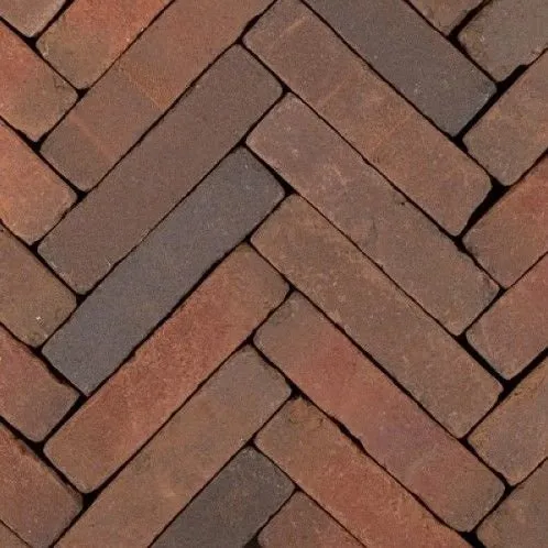 Korting Gebakken Waalformaat Art Bricks Getrommeld Gardenlux 5x20x6cm - Bosch Rood/Paars
